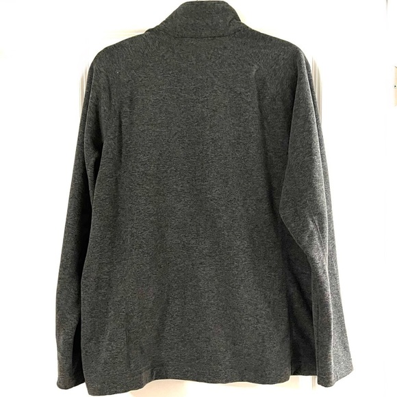 Heather gray zipper fleece - Picture 2 of 5